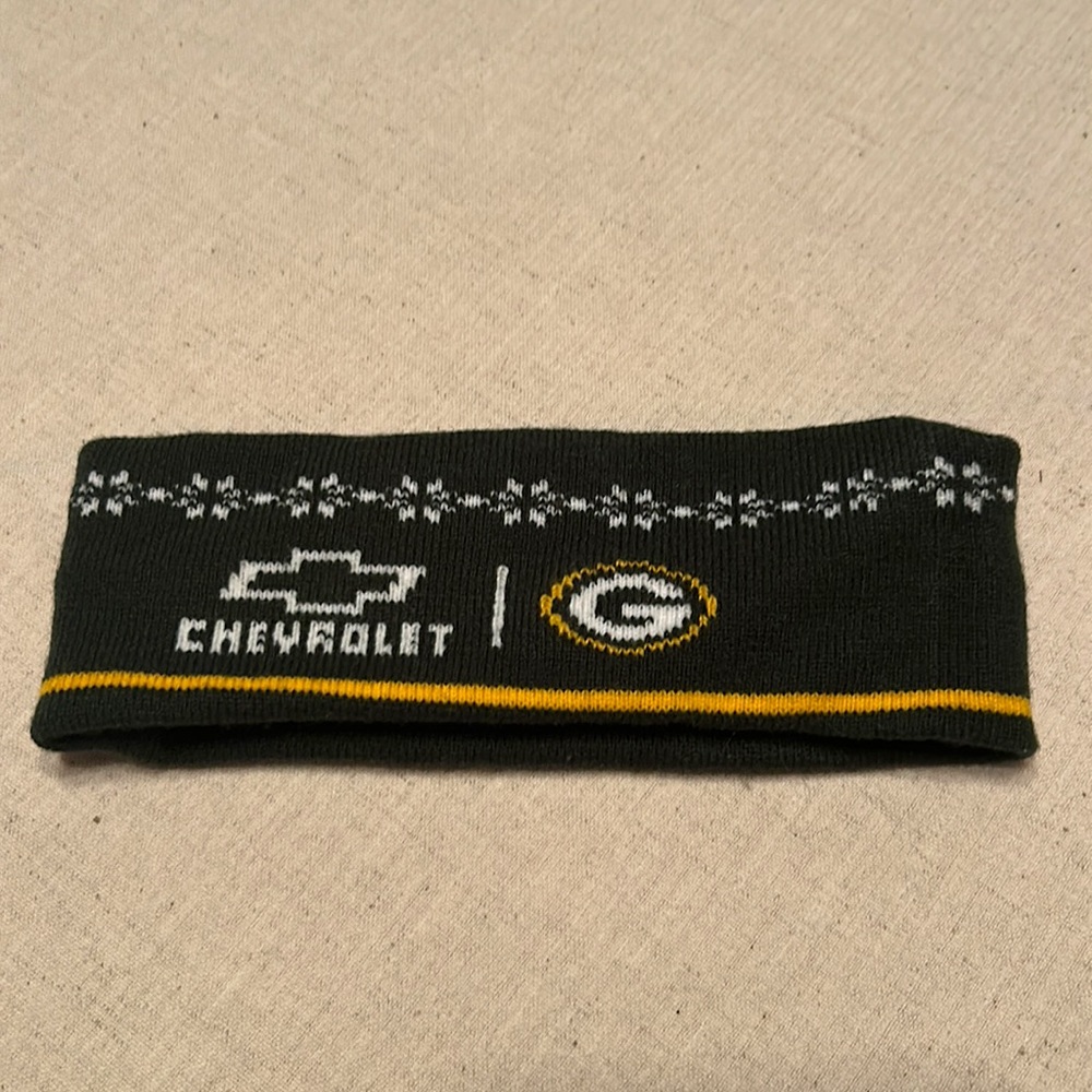 NFL Green Bay Packers & Chevrolet Knit Logo Headband, NWOT!!